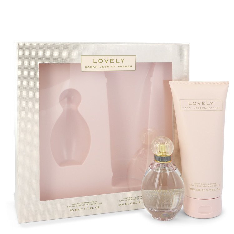 Lovely by Sarah Jessica Parker Gift Set -- 1.7 oz Eau De Parfum Spray + 6.7 oz Body Lotion (Women)