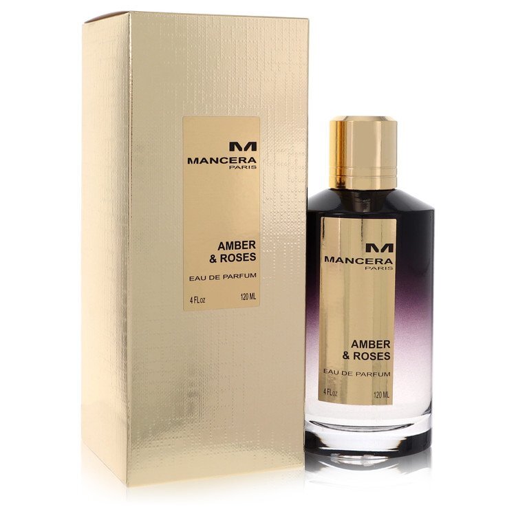 Mancera Amber &amp; Roses by Mancera Eau De Parfum Spray (Unisex) 4 oz (Women)