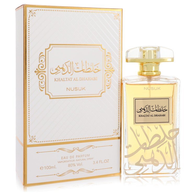 Khaltat Al Dhahabi by Nusuk Eau De Parfum Spray (Unisex) 3.4 oz (Men)