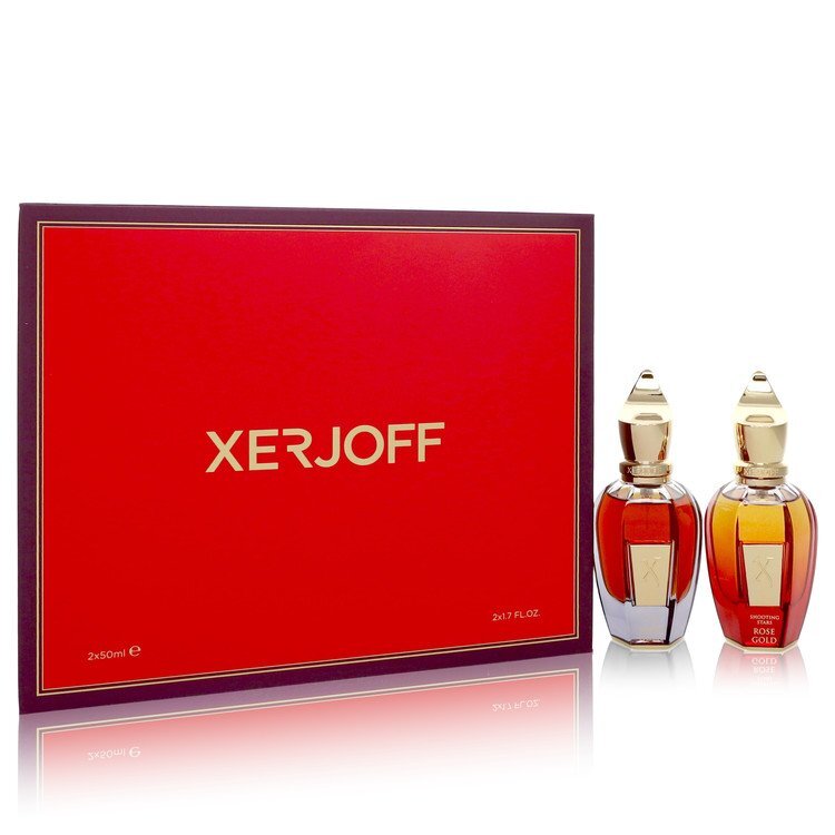 Shooting Stars Amber Gold &amp; Rose Gold by Xerjoff Gift Set -- 1.7 oz EDP in Amber Gold + 1.7 oz EDP in Rose Gold (Women)