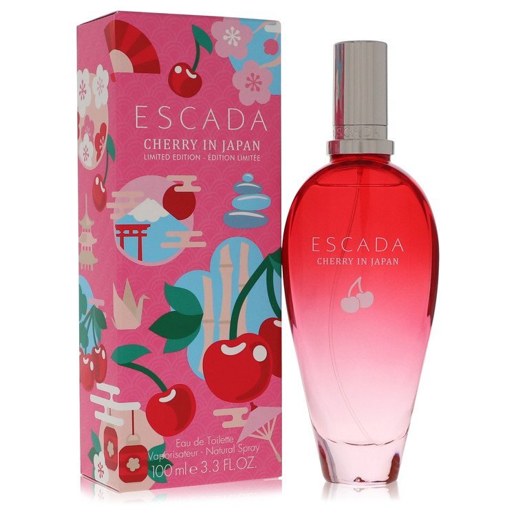 Escada Cherry In Japan by Escada Eau De Toilette Spray 3.3 oz (Women)